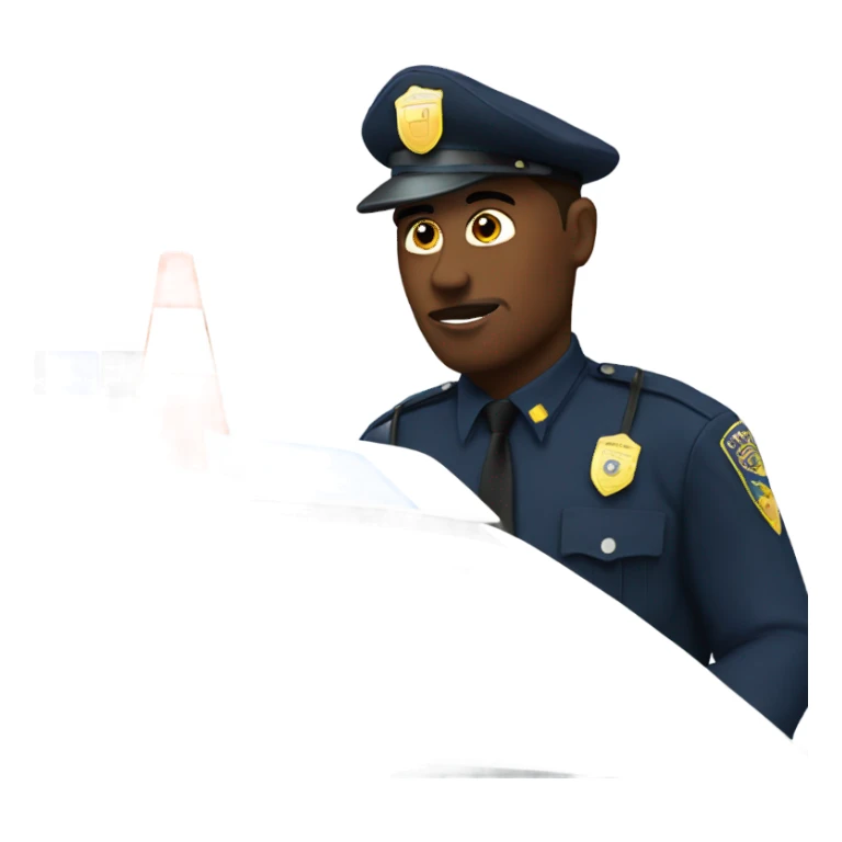 Traffic stop sticker