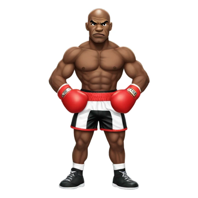 Mike Tyson boxing sticker
