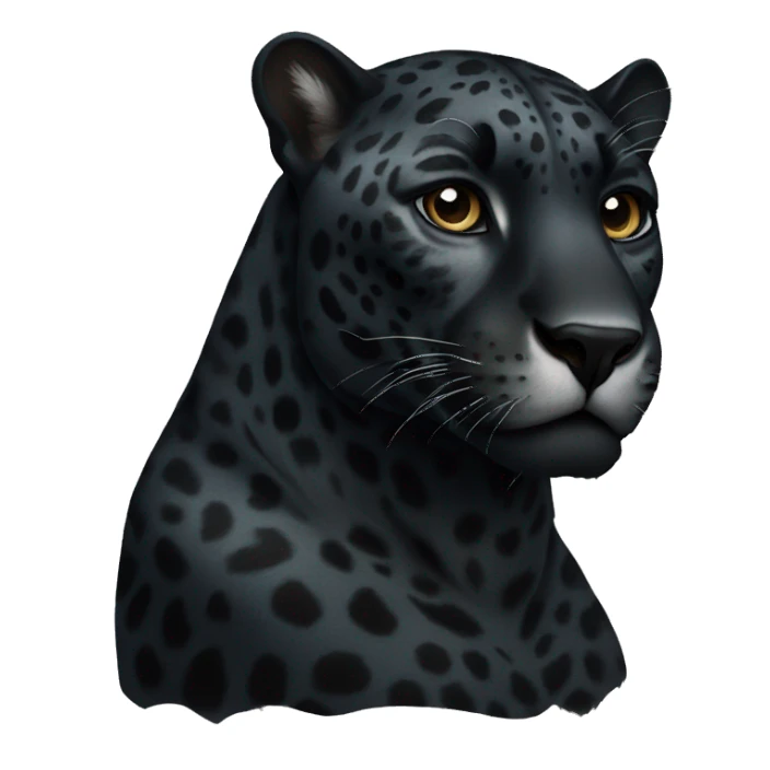 Black jaguar sticker