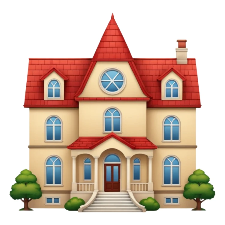 Large house sticker