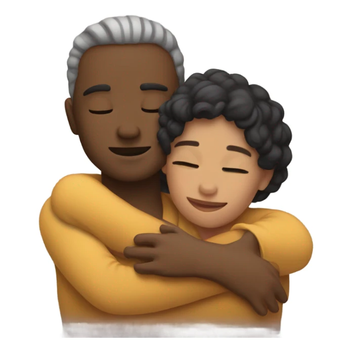 Two people cuddling sticker