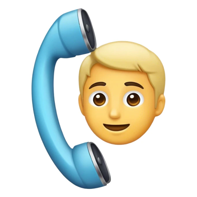 elinde telefon tutan bir genç sticker