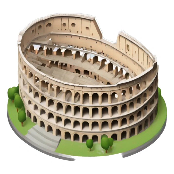 roman colosseum sticker
