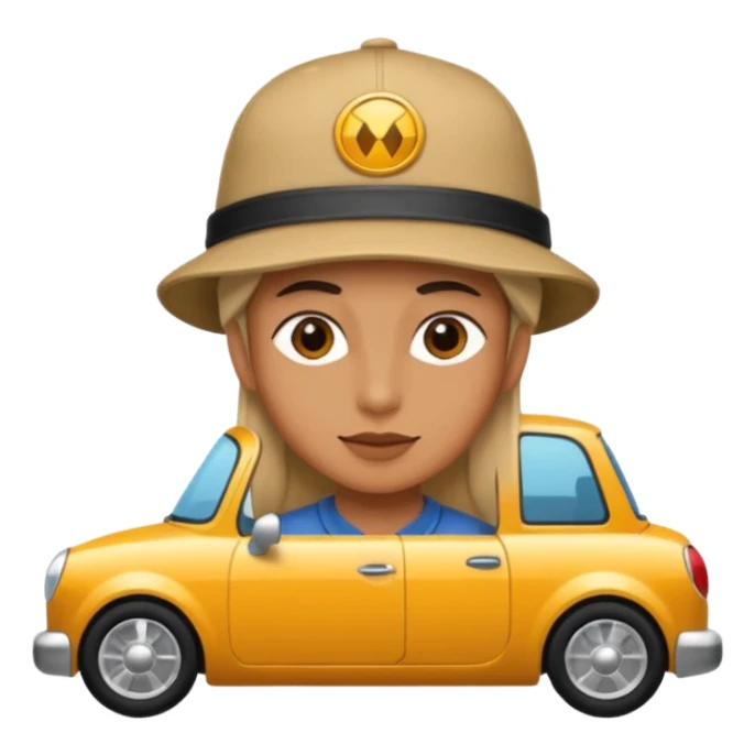 A car ave hat sticker