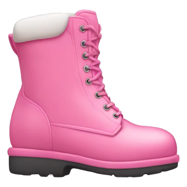 pink boot sticker