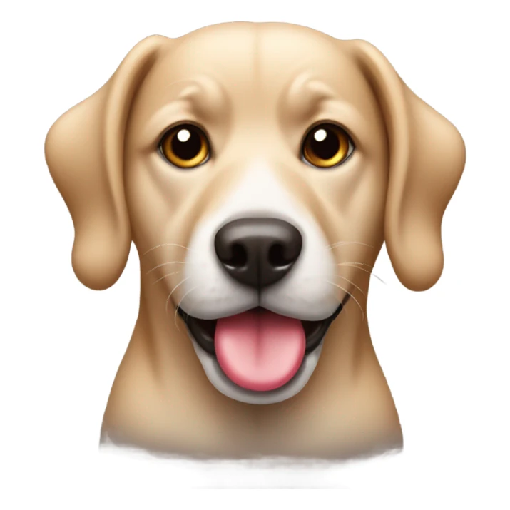 Dog with lips sticker