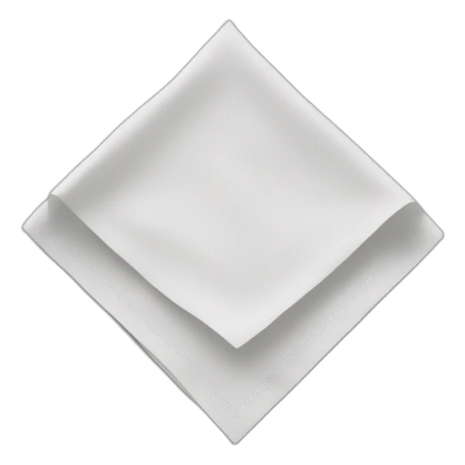 Napkin perforation sticker