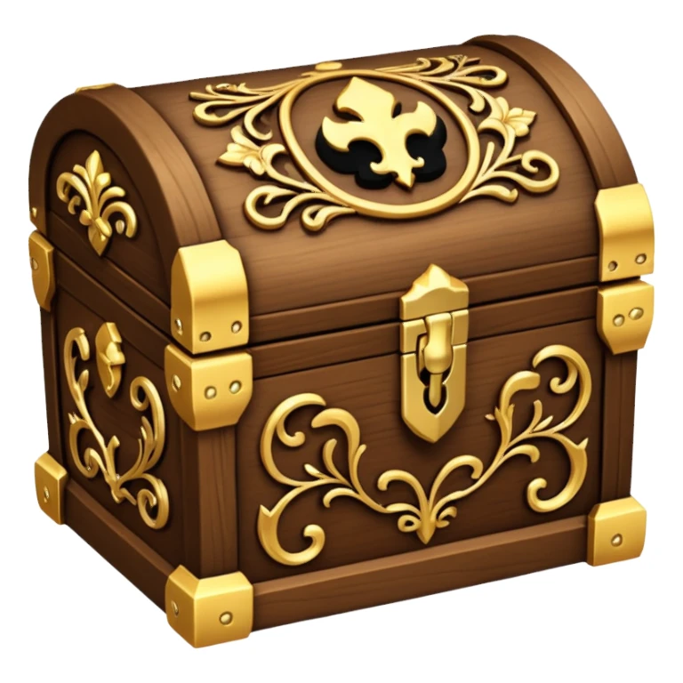 tresure box with motifs sticker