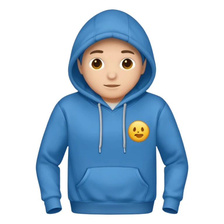 blue hoodie sticker