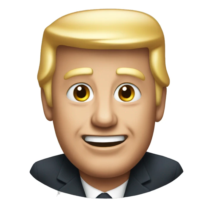 TRUMP happy sticker