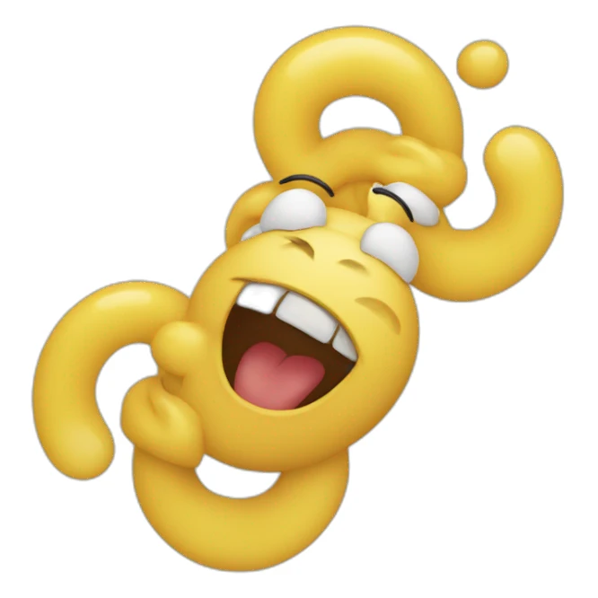 Smile sucking a twister sticker