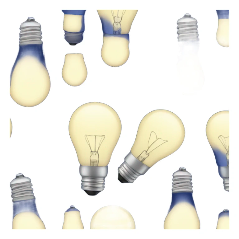 navi blue bulb sticker