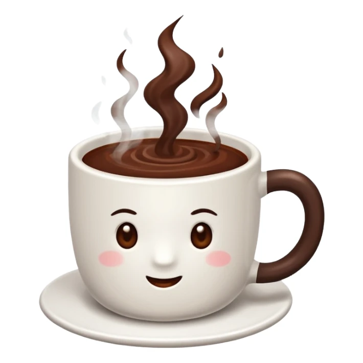 Hot chocolate sticker