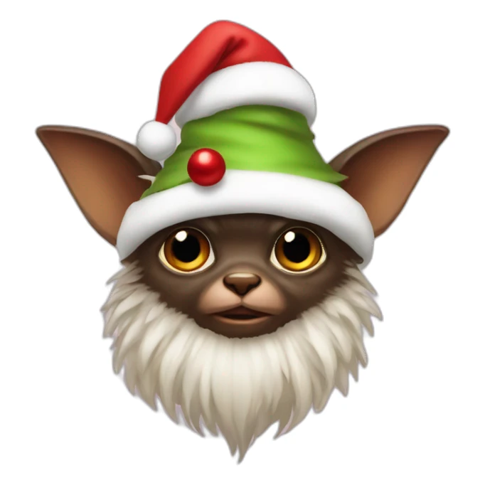 christmas gremlin sticker