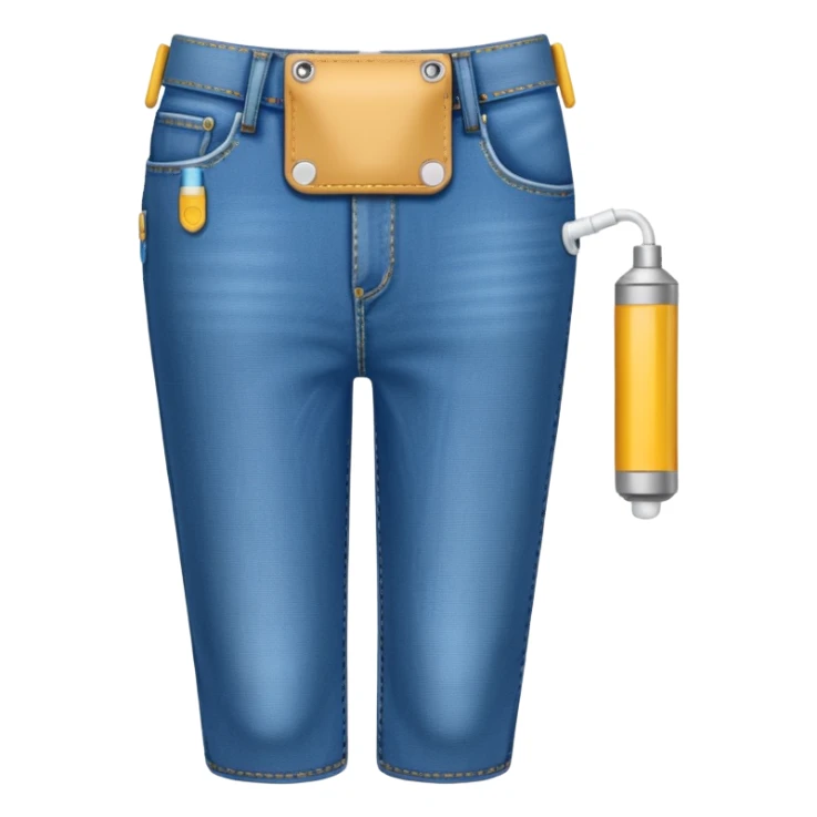 EpiPen in back jeans pocket sticker