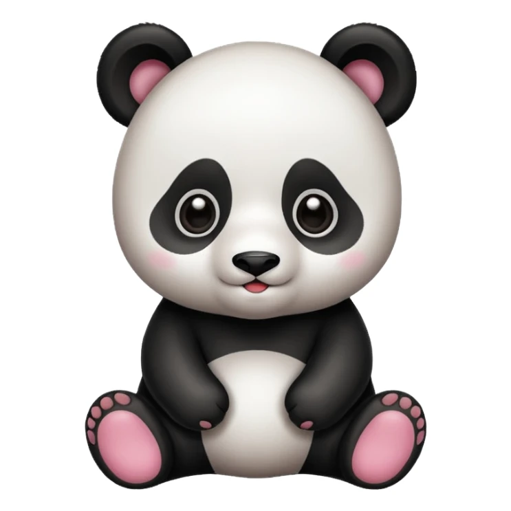 baby panda sticker
