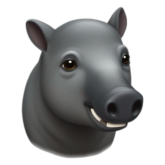 Malayan tapir sticker