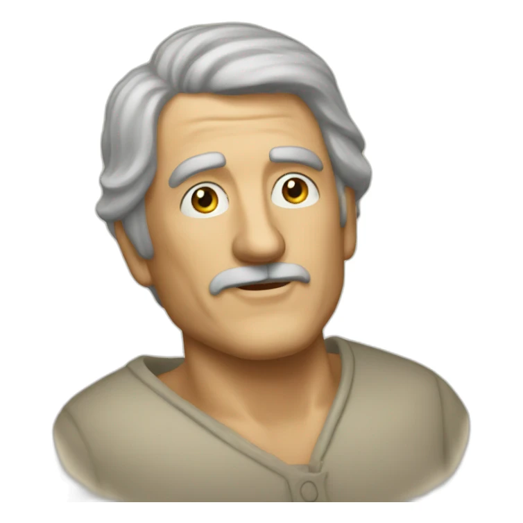 old-fashion-man-slipper sticker