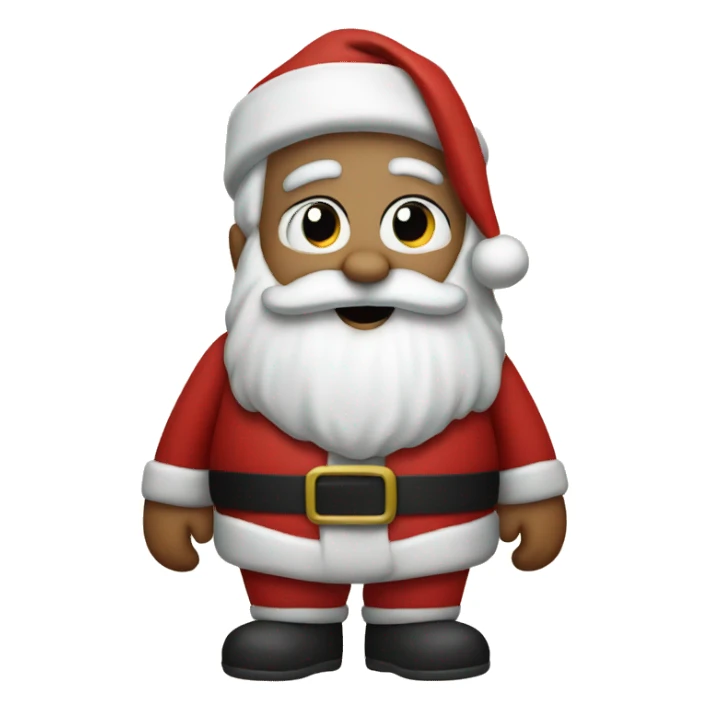 santa full body but  halloween themed  sticker