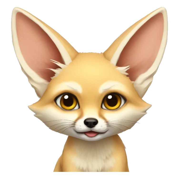 fennec fox that's hyper sticker