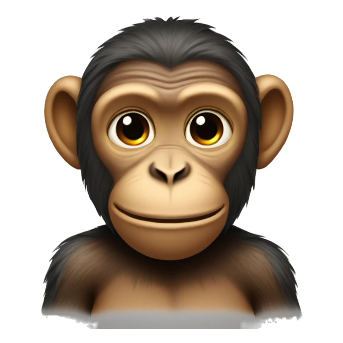monkey with hot emoji sticker