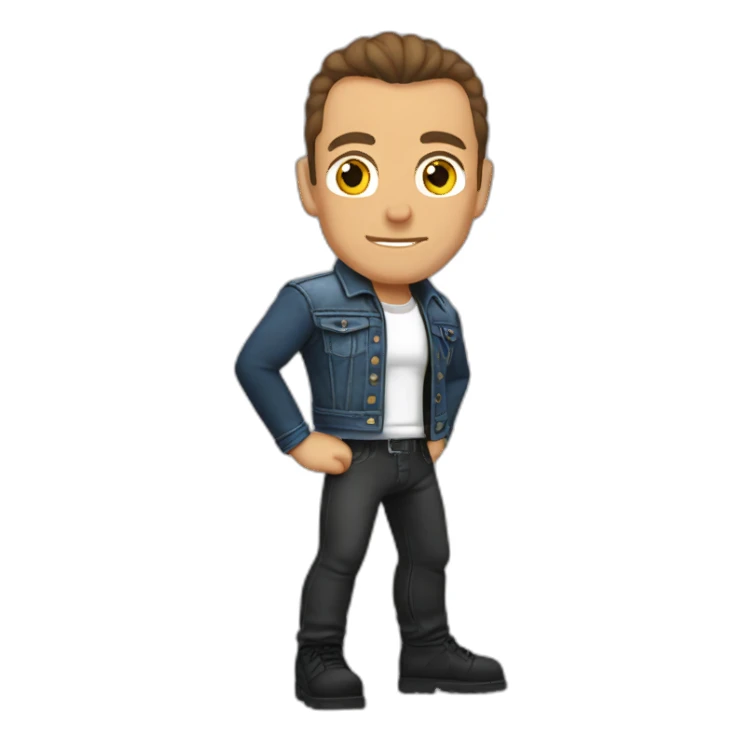 Jean claude van damme sticker