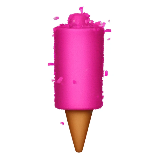 Pink confetti poppers sticker