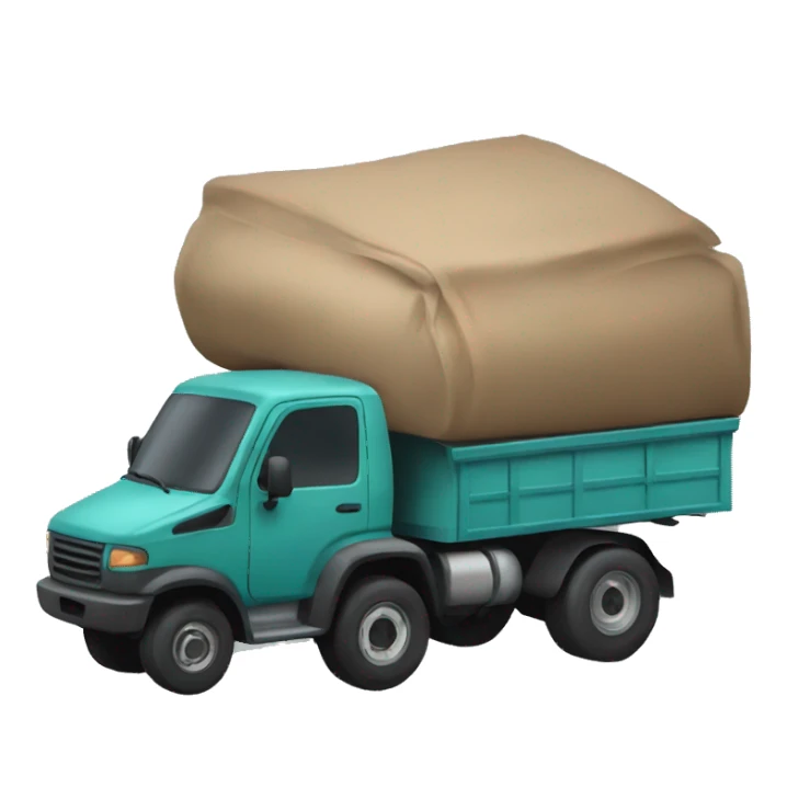 Squatted truck  sticker