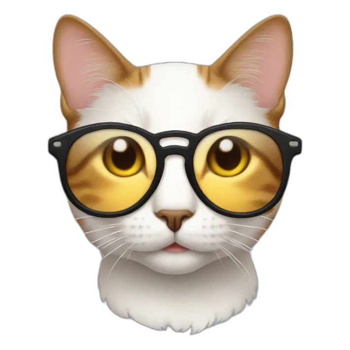 Cat avec lunette de soleil sticker