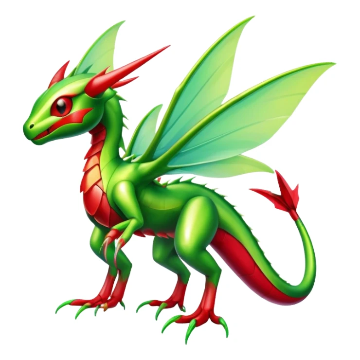 Shiny Exotic Flygon-Scyther-Hybrid-Creature sticker