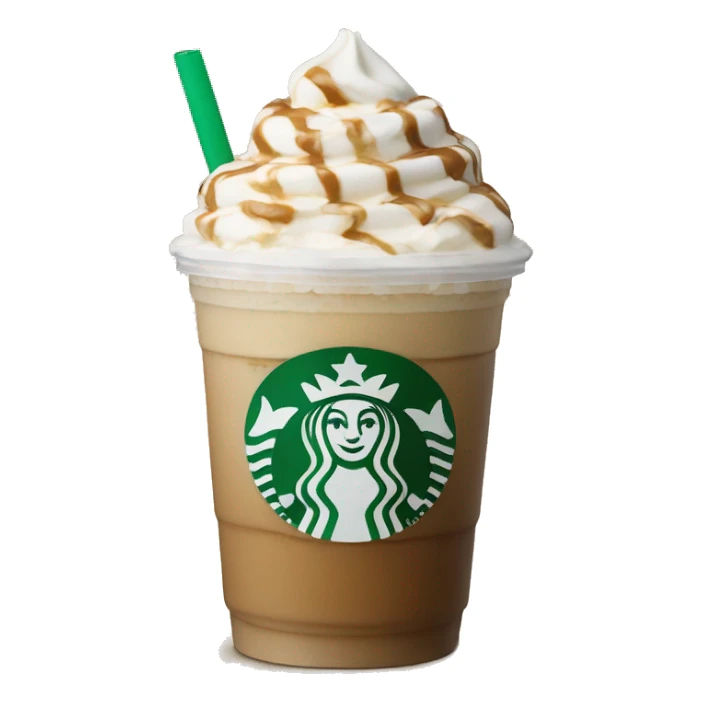 Carmel frappe Starbucks  sticker