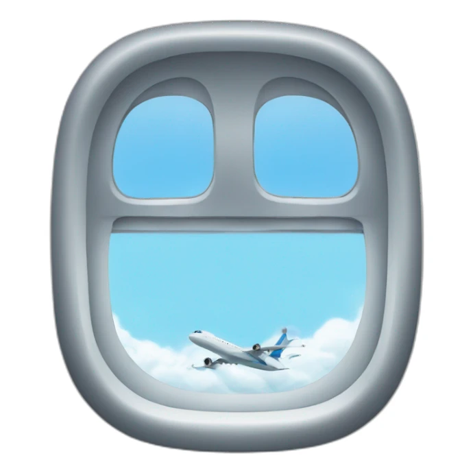 airplane window sticker