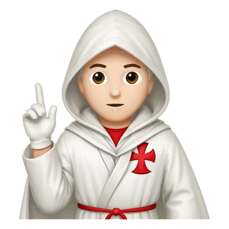 Accurate Ku-Klux-Klan costume  sticker