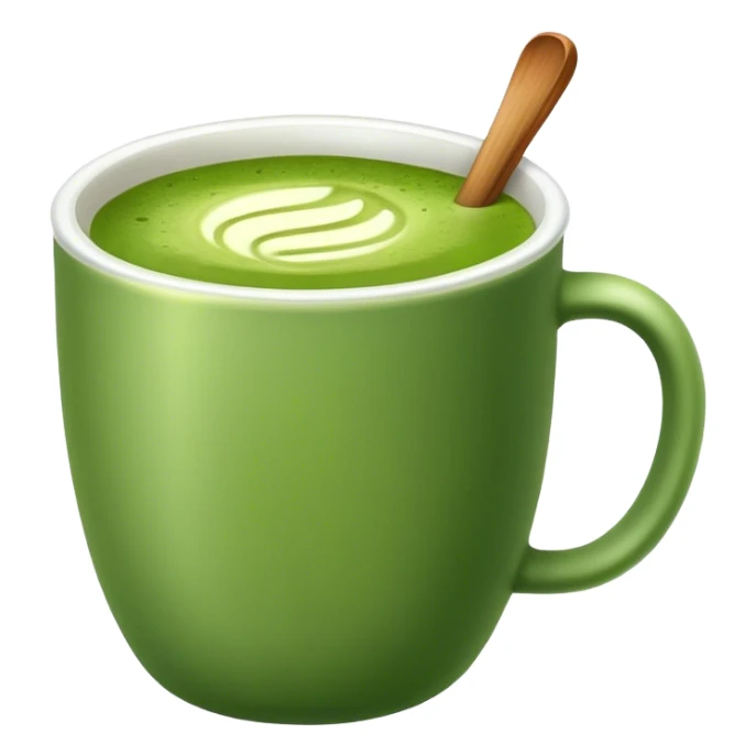 matcha cup sticker