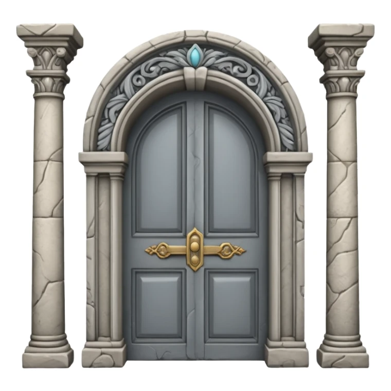 ancient door arch emoji sticker