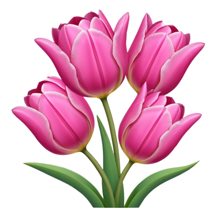 Tulipanes rosadas sticker
