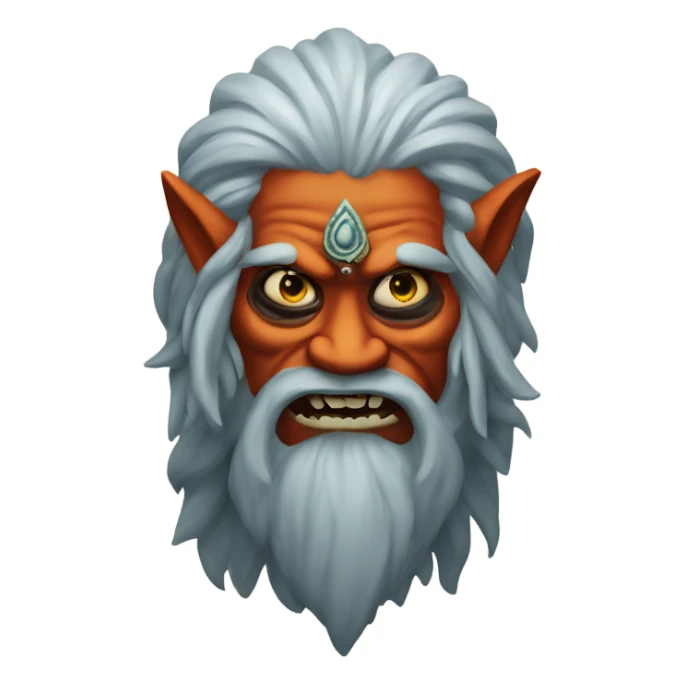 Rangda demon hindu sticker