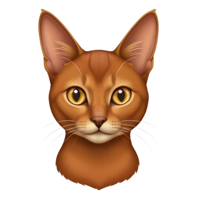 Abyssinian cat sticker