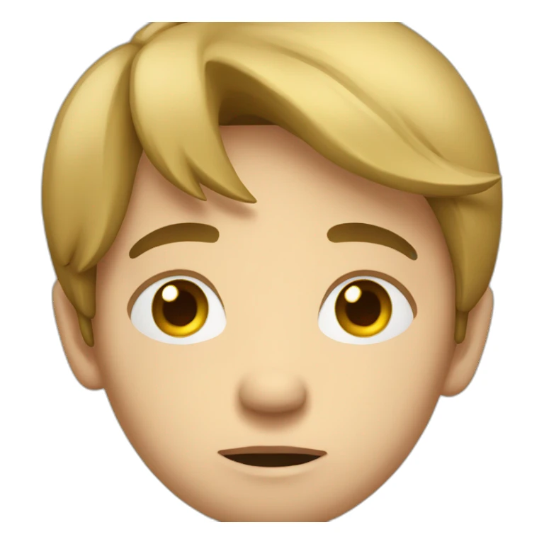 Garçon triste sticker