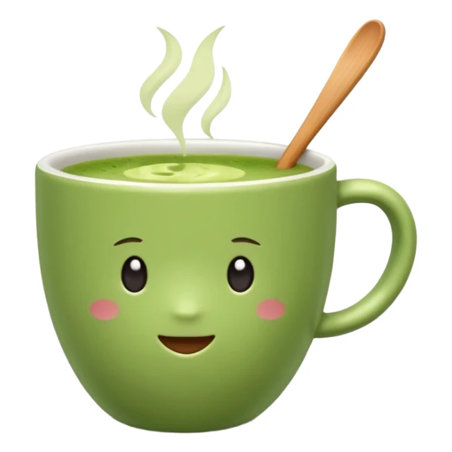 Matcha cup iphone style sticker