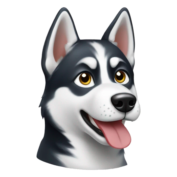 A Siberian husky as a top chef  sticker