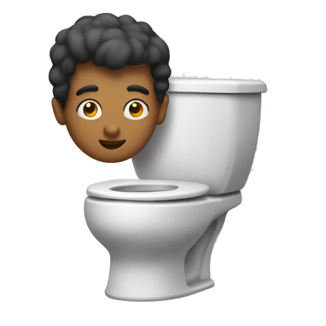 Skibidi toliet sticker