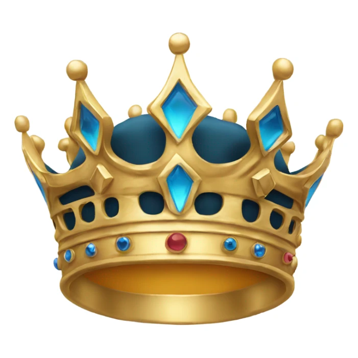a royal crown sticker