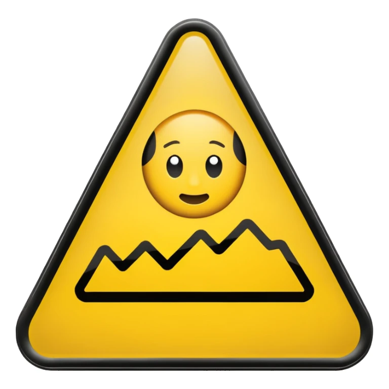 slippery surface sign sticker