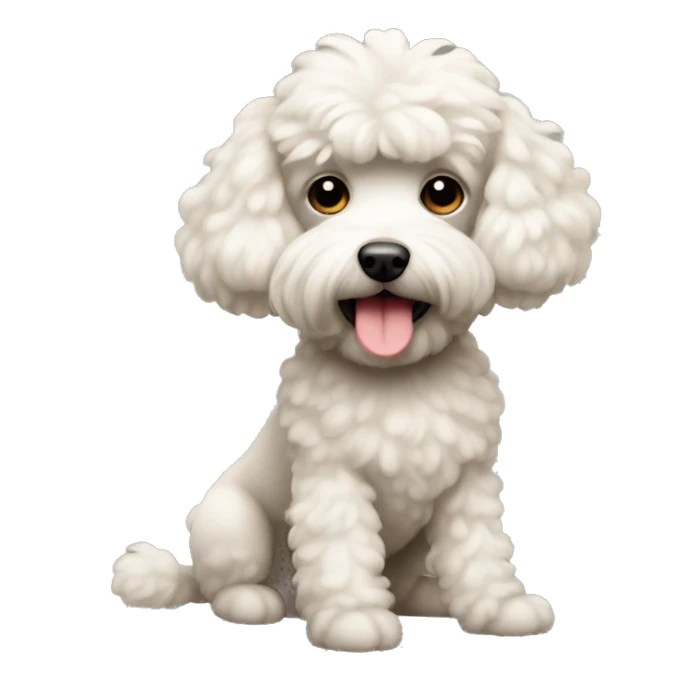 French caniche sticker