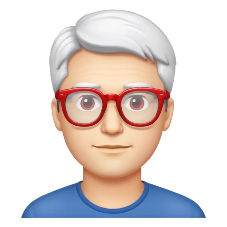 red glasses guy sticker