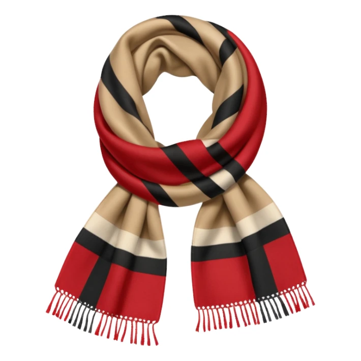 burberry scarf sticker