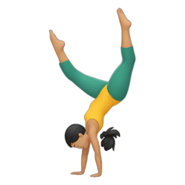 Handstand sticker