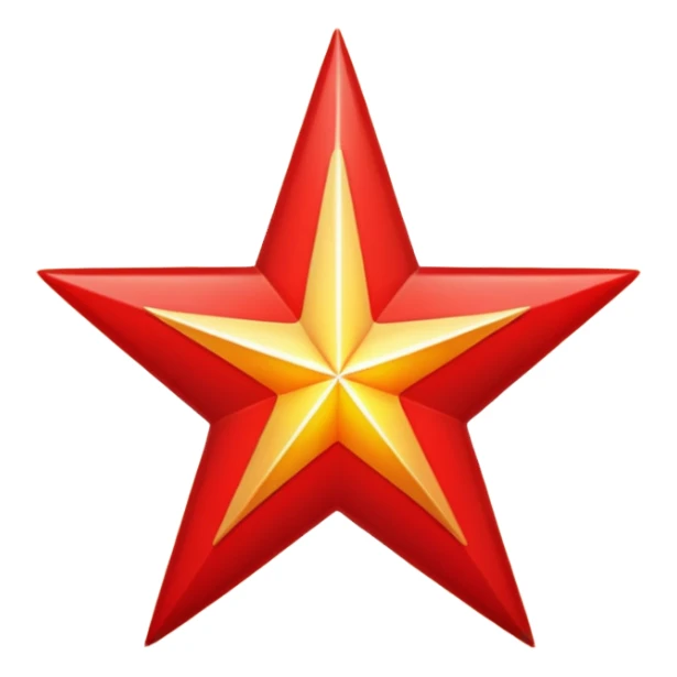 red star sticker