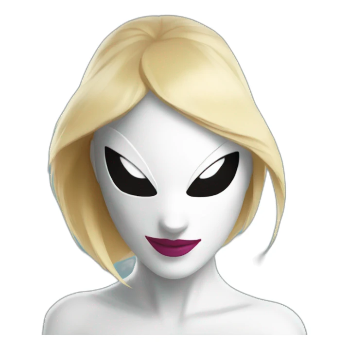 spider-gwen-mask sticker